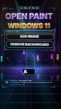 Thumbnail: Paint Removes Backgrounds in One Click, Free 🖼️